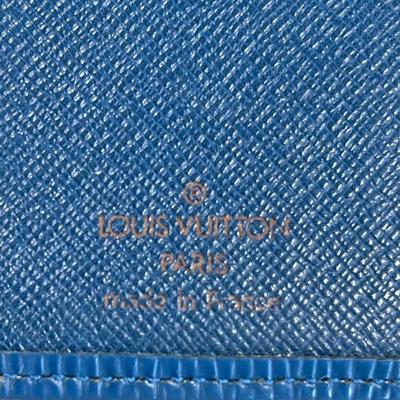Louis Vuitton Toledo Blue Epi Leather Kisslock Wallet - Preowned - Picture 11 of 11